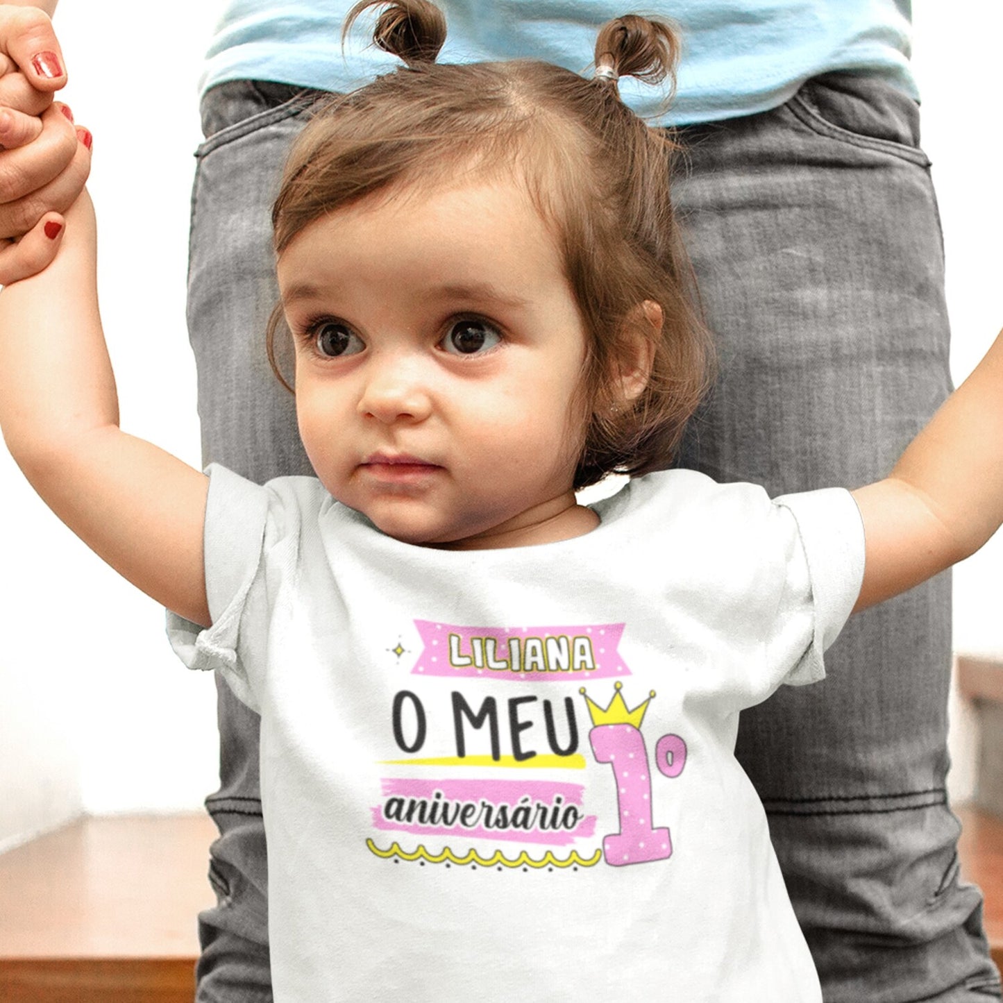 T-shirt de Aniversário Criança "1º Aniversário"