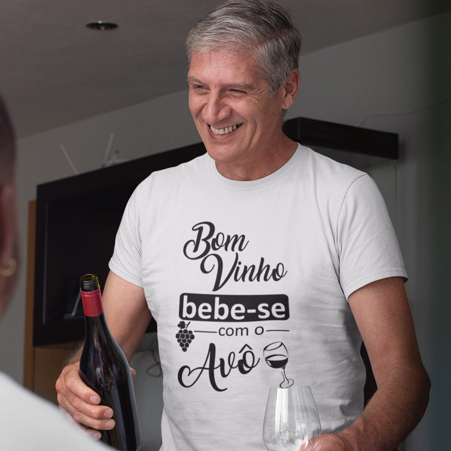 T-shirt "Bom vinho"