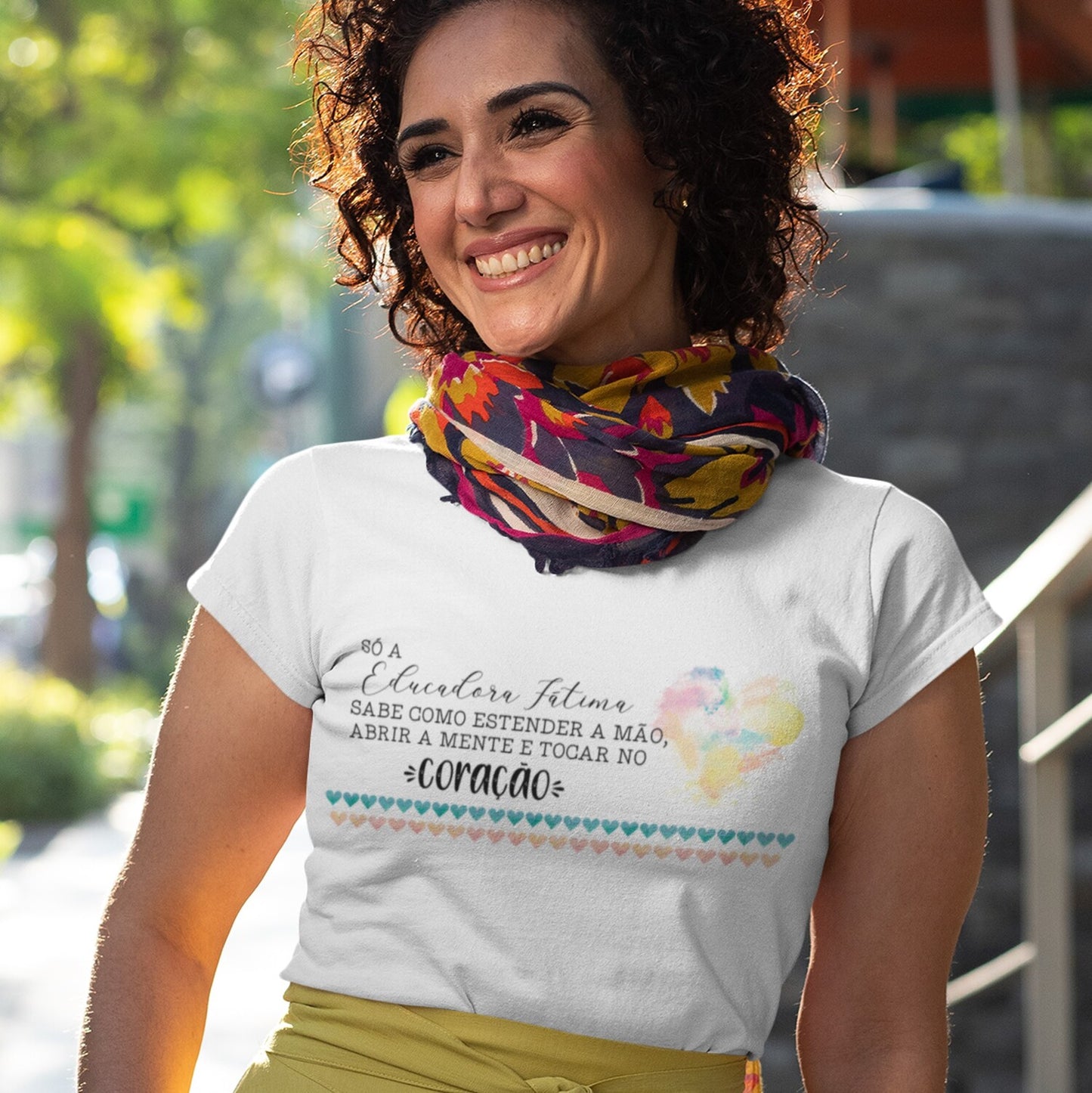 T-shirt "Abrir a mente e tocar no coração"