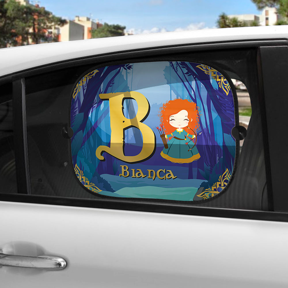 Tapa-sol e/ou placa para carro "Princesses"