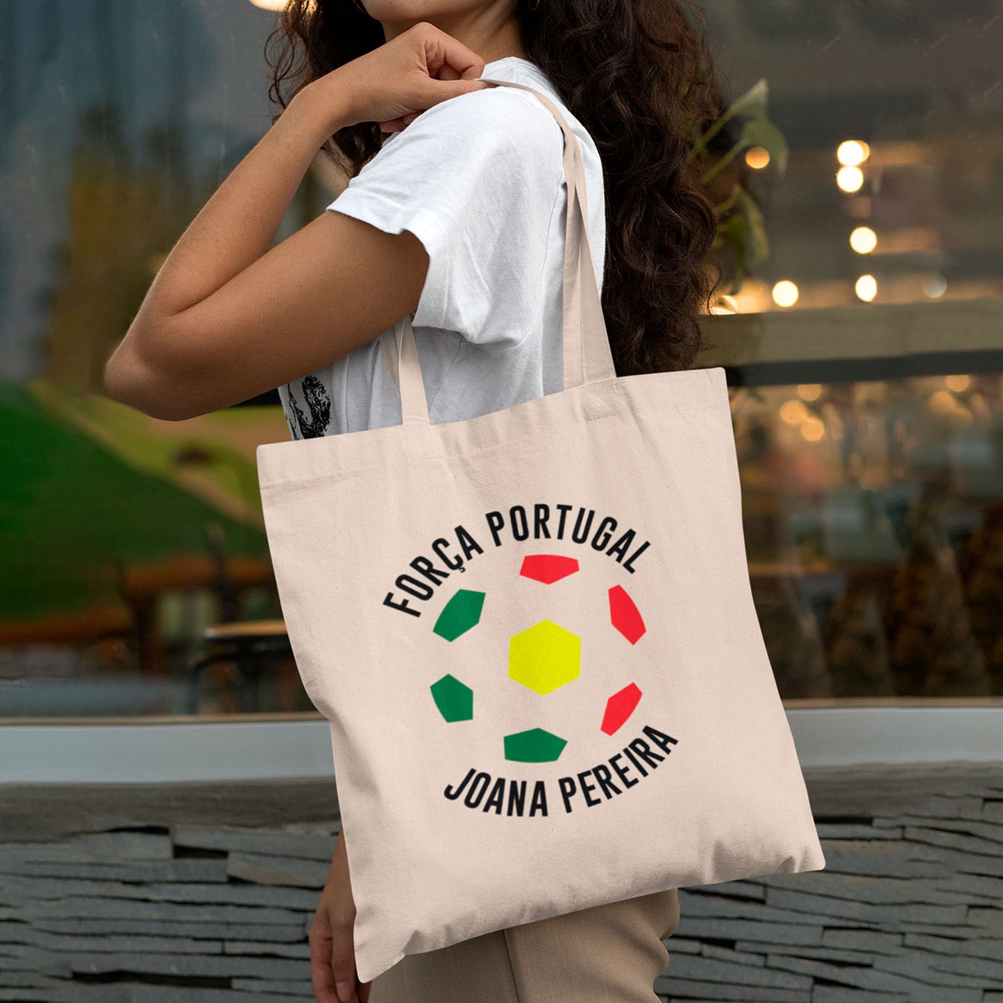 Saco de pano "Força Portugal"