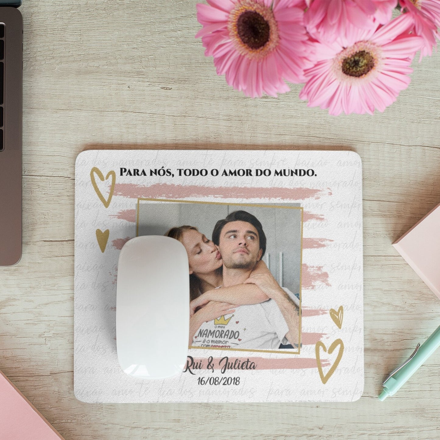 Tapete de rato "Palavras de Amor"