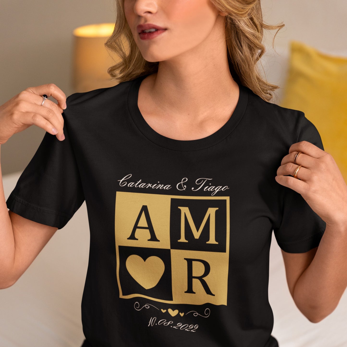T-shirt "A M ♡ R"