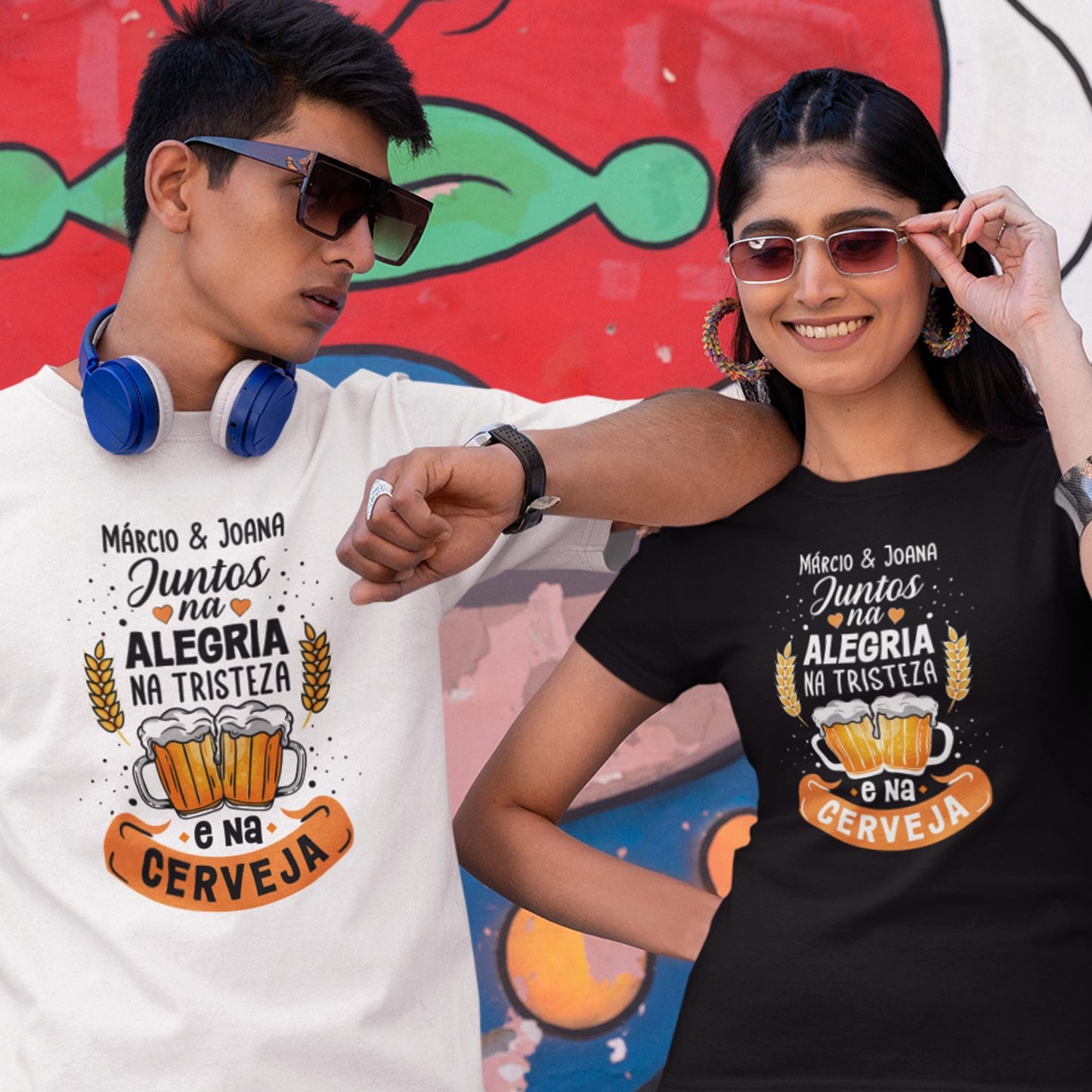 T-shirt "Juntos na Cerveja"
