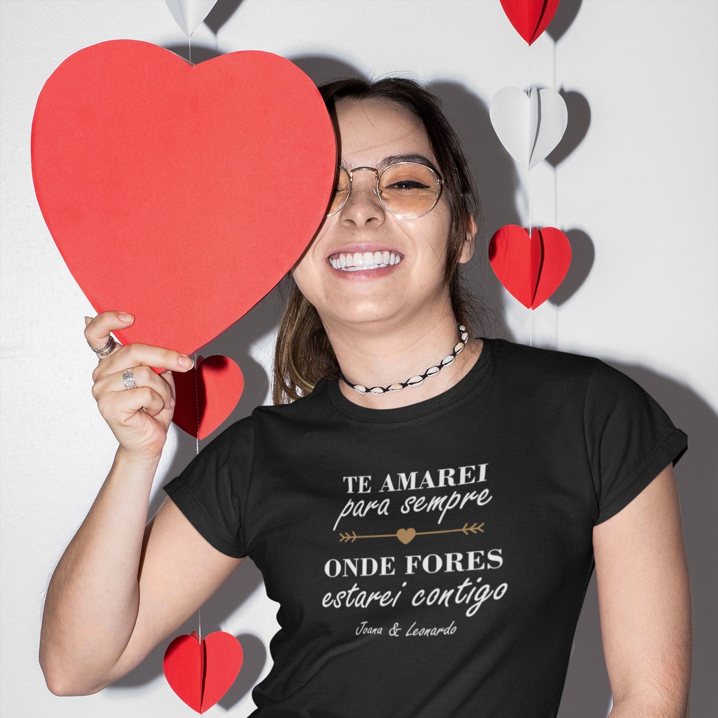 T-shirt "Onde fores estarei contigo"