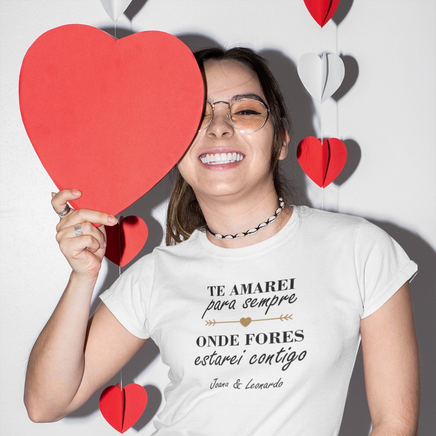 T-shirt "Onde fores estarei contigo"