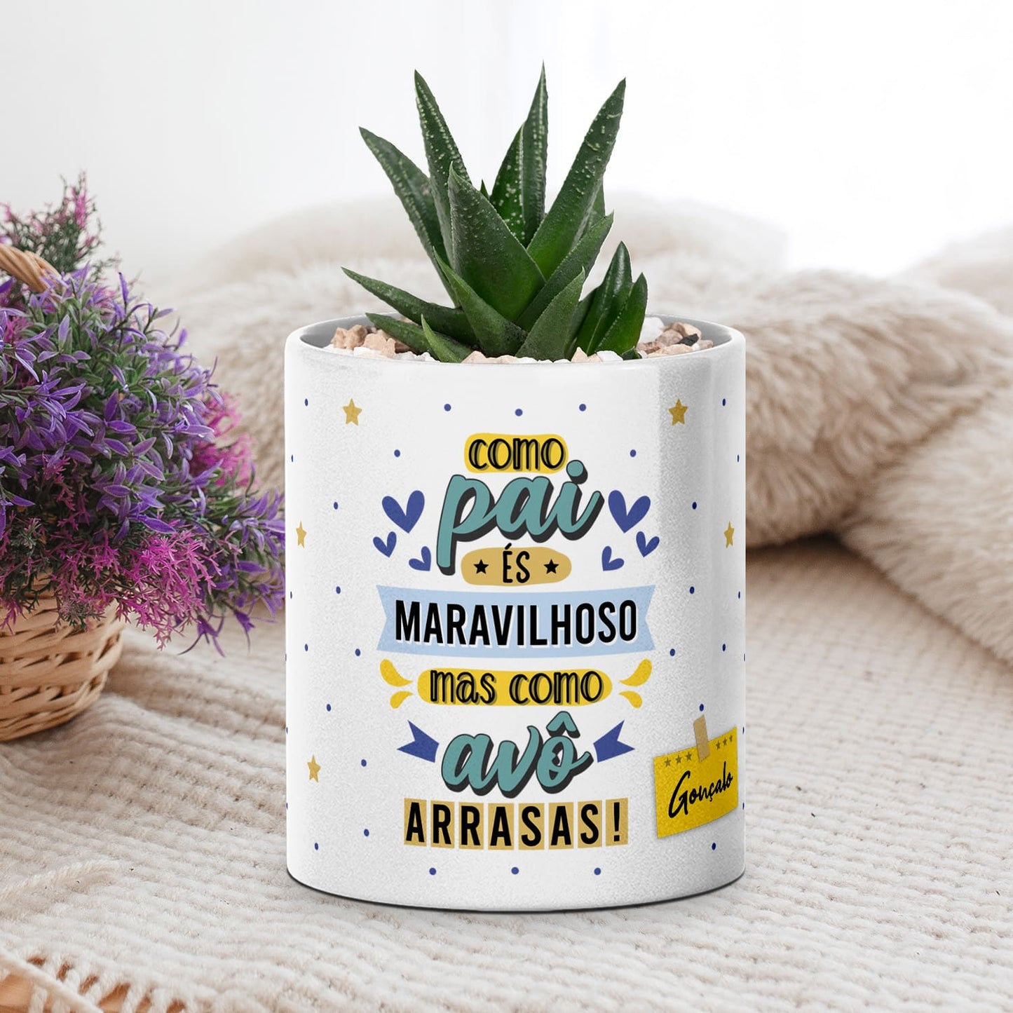 Vaso "Como Avô-Avó Arrasas"