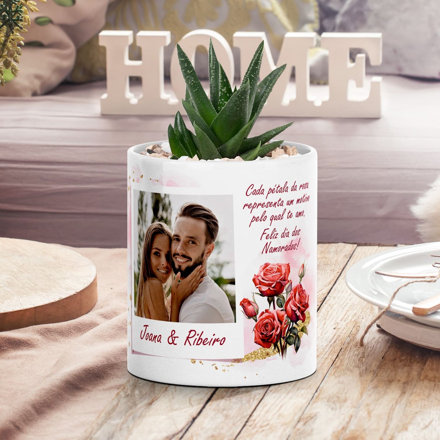 Vaso "Bouquet de Rosas"