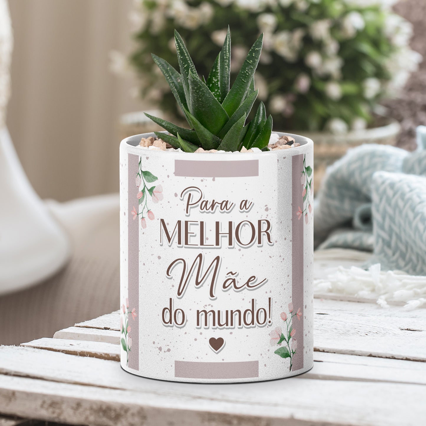 Vaso "Para a melhor do mundo!"