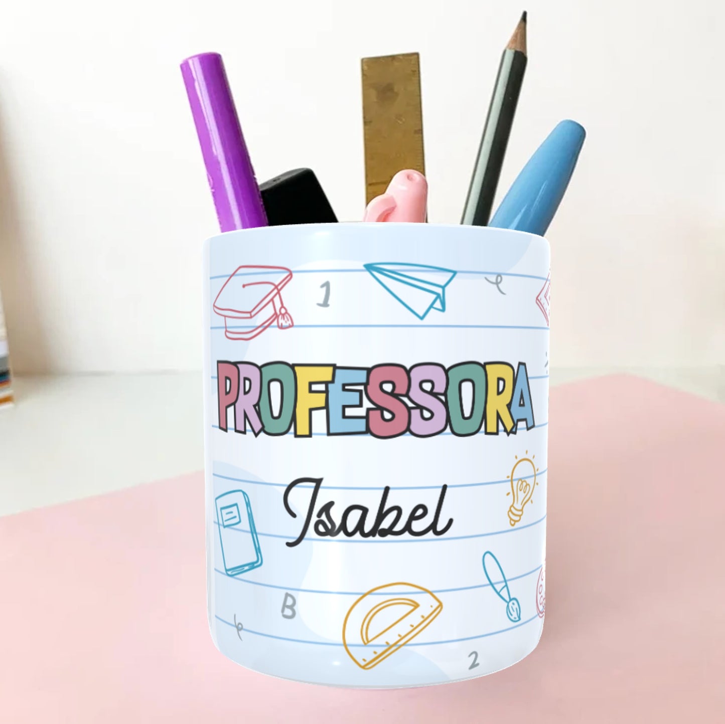 Porta-lápis "Professor(a)"
