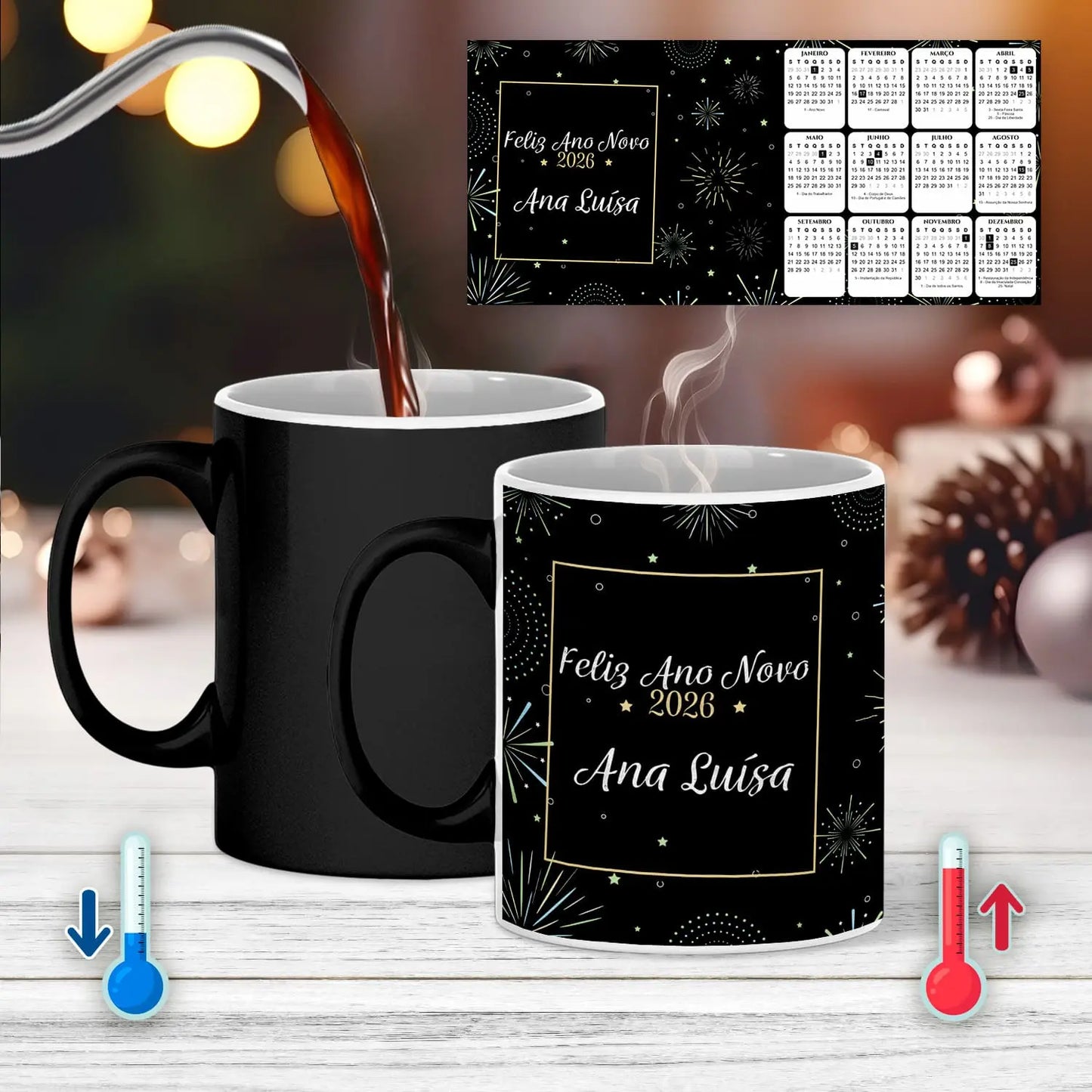 Caneca Mágica "Calendário 2026"