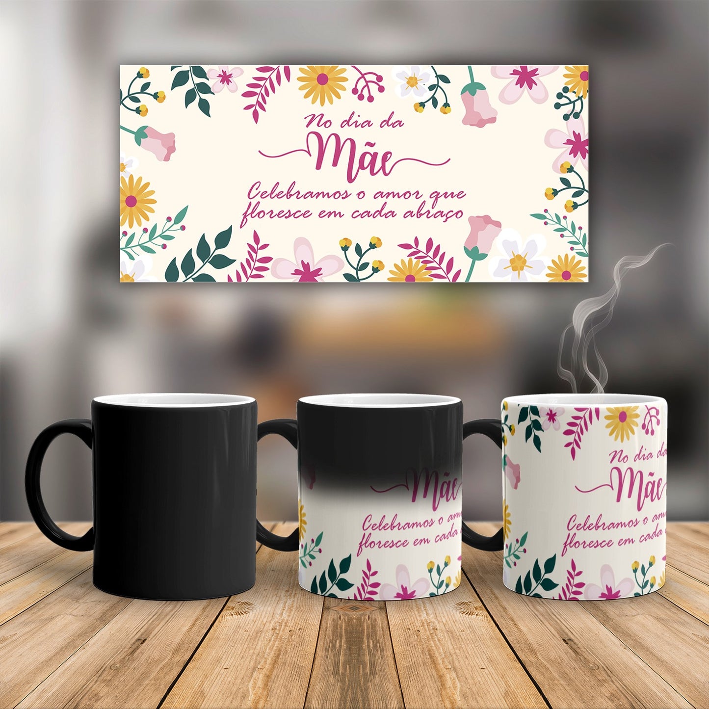 Caneca Mágica "O amor que floresce"