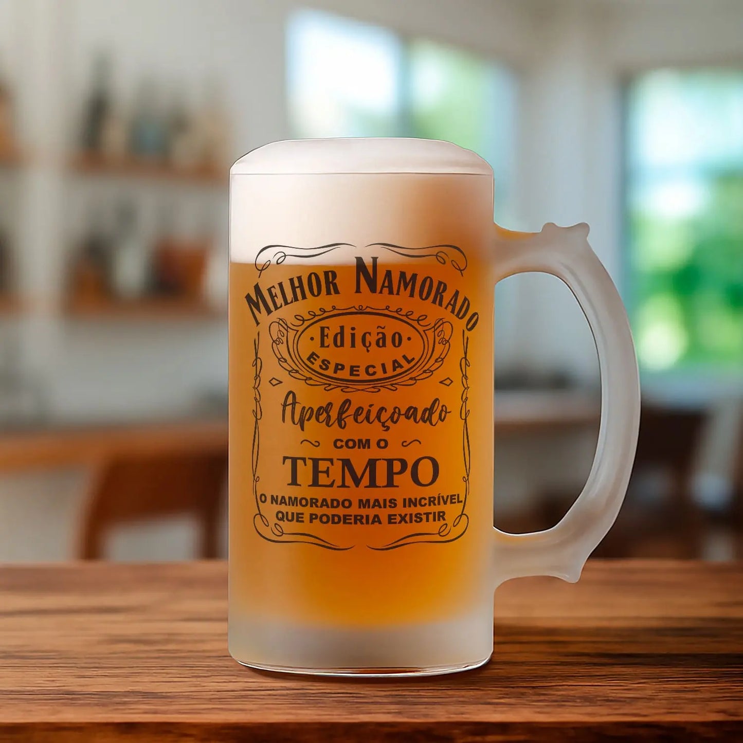 Caneca para Cerveja e/ou Abre-garrafas "Edição Especial - Namorado"