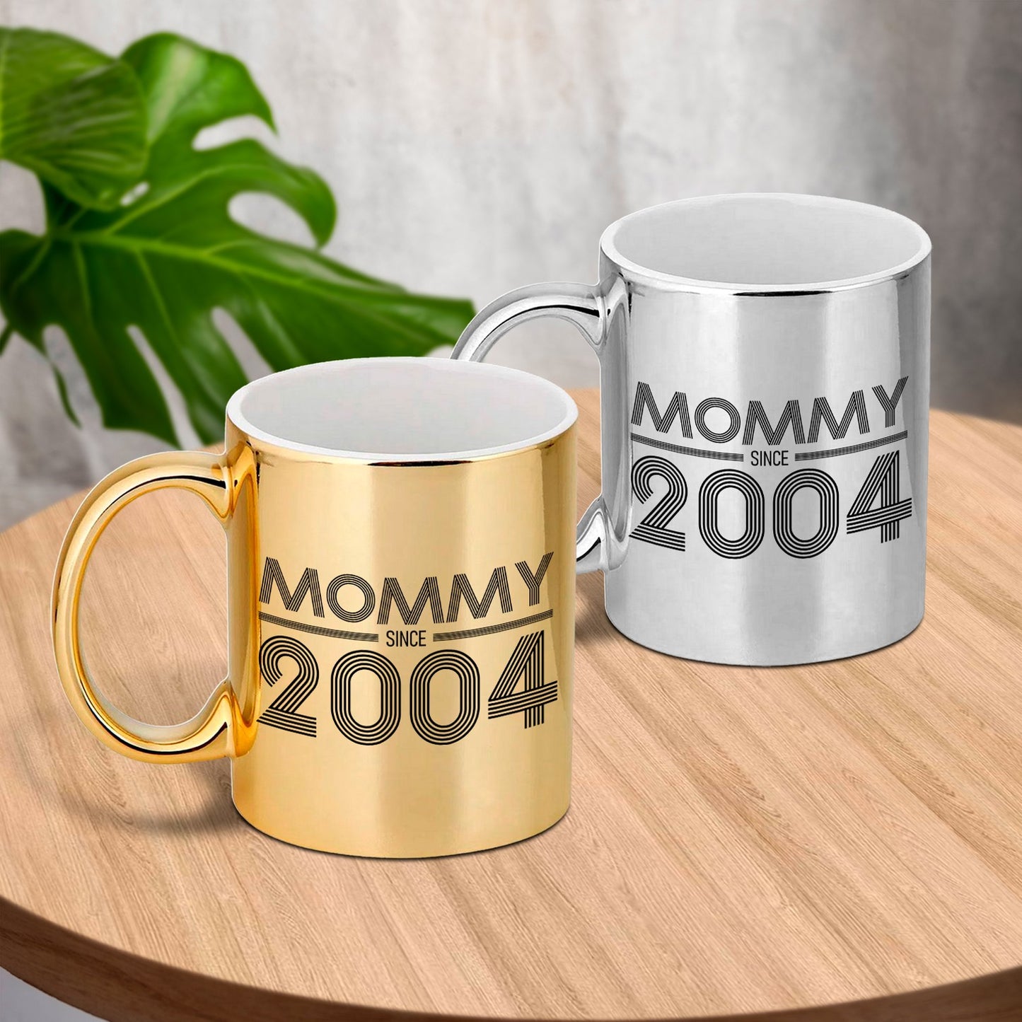 Caneca cromada "MOMMY"