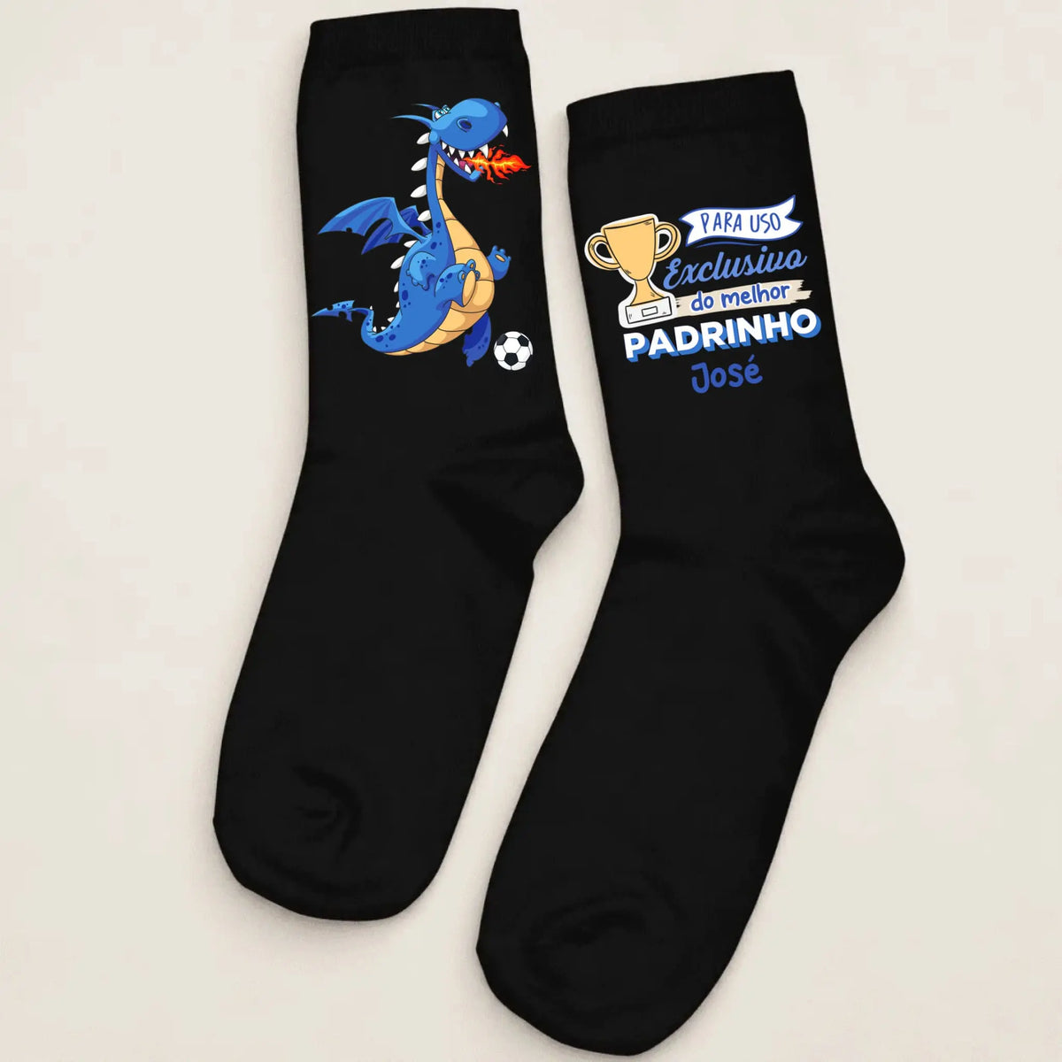 Chinelos e/ou Meias "Futebol - Padrinho"