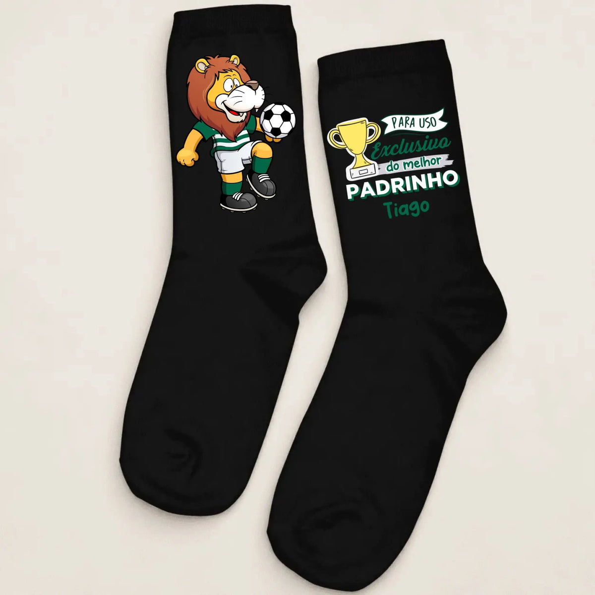 Chinelos e/ou Meias "Futebol - Padrinho"