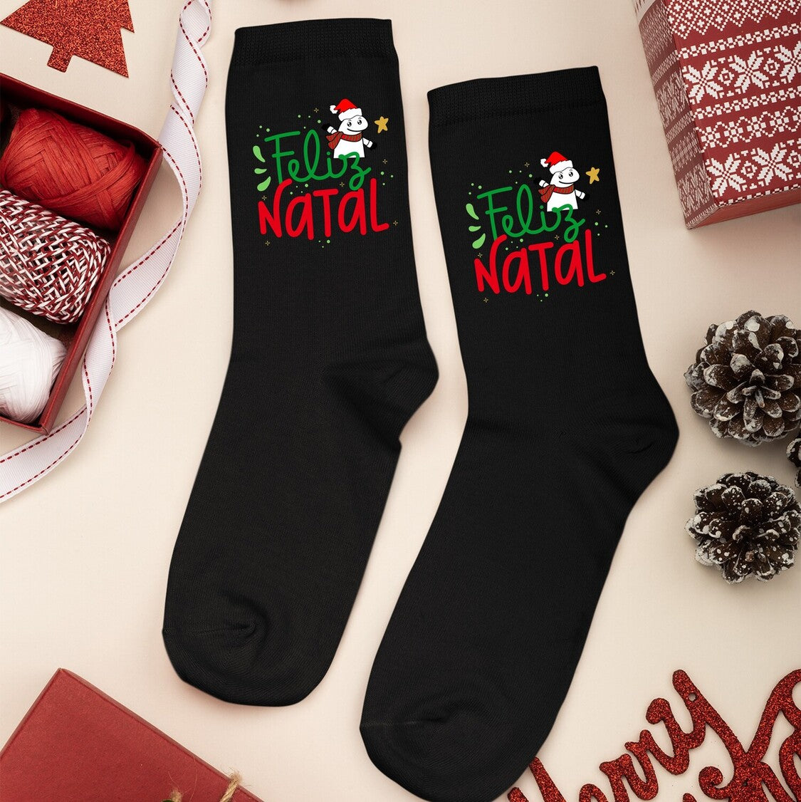 Meias "Flork de Natal"