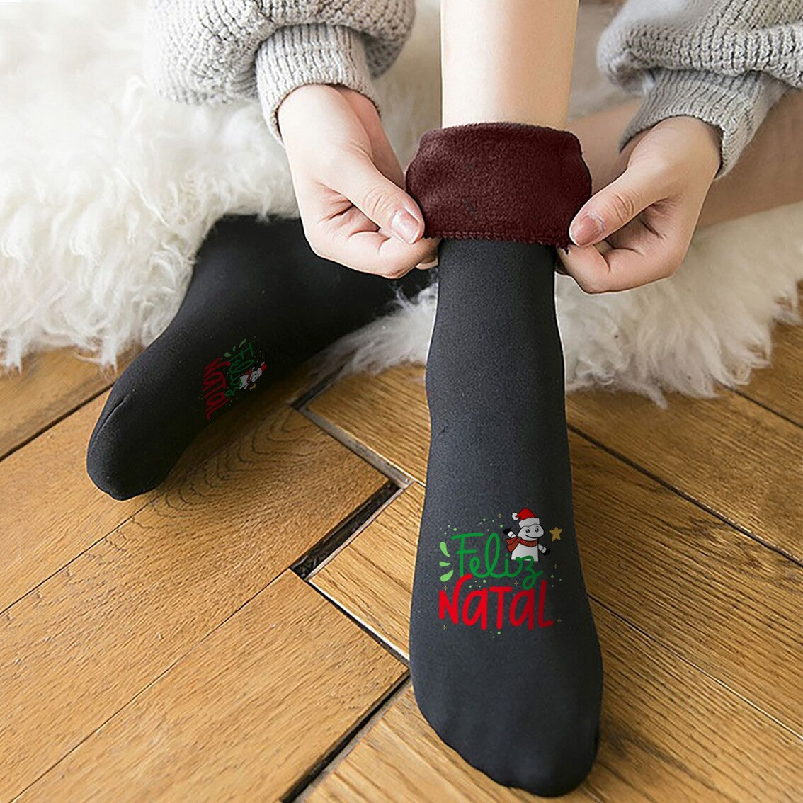 Meias Térmicas "Flork de Natal"