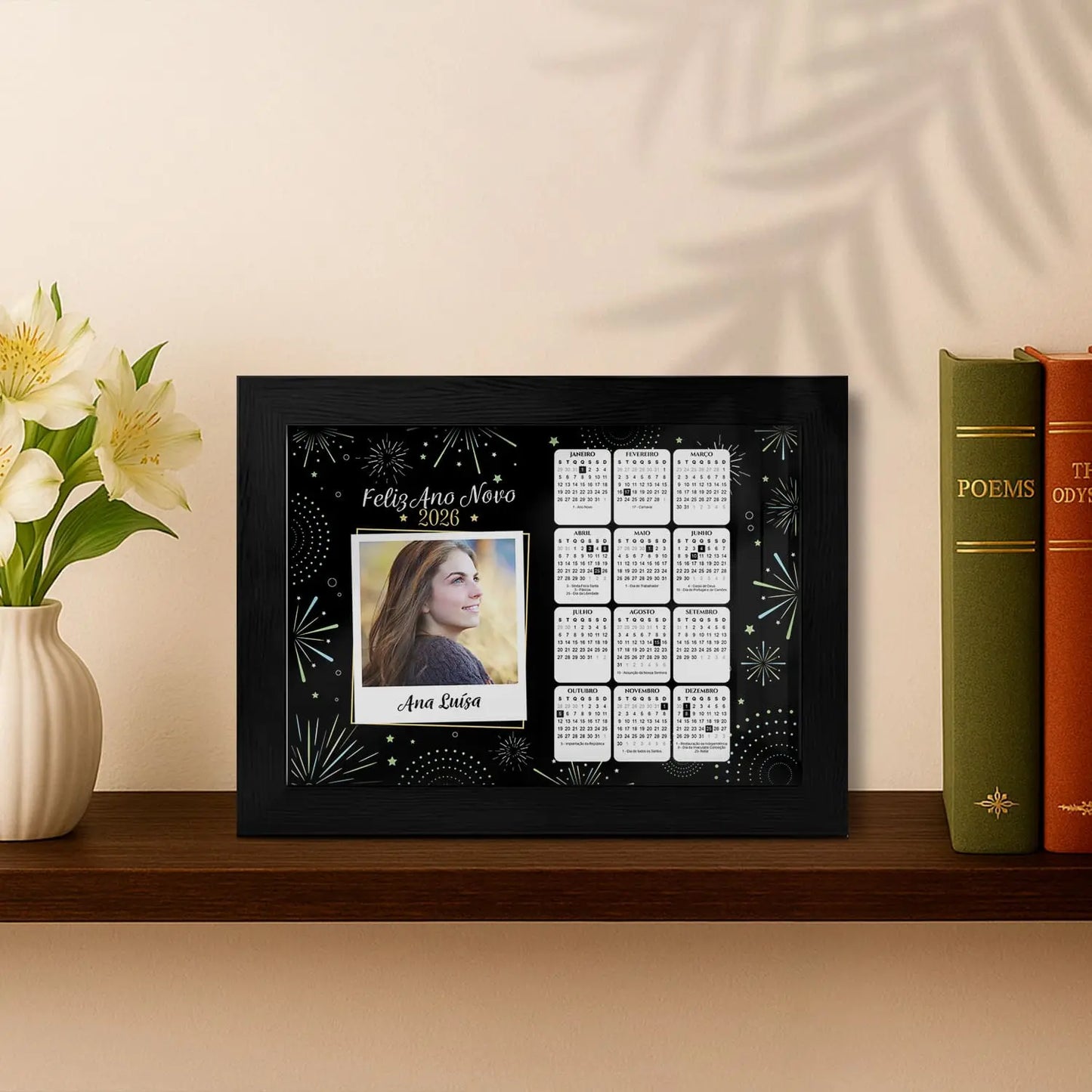 Moldura "Calendário 2026"