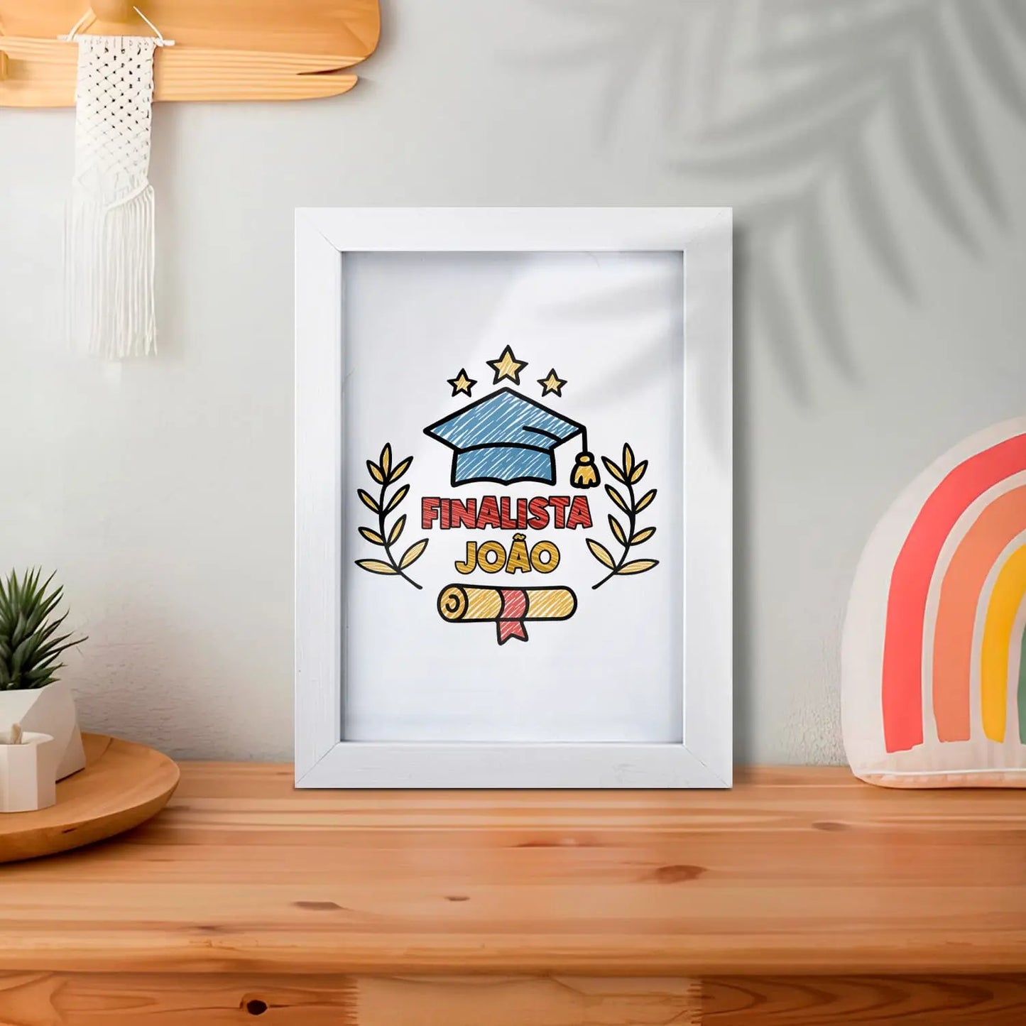 moldura finalista personalizada com nome