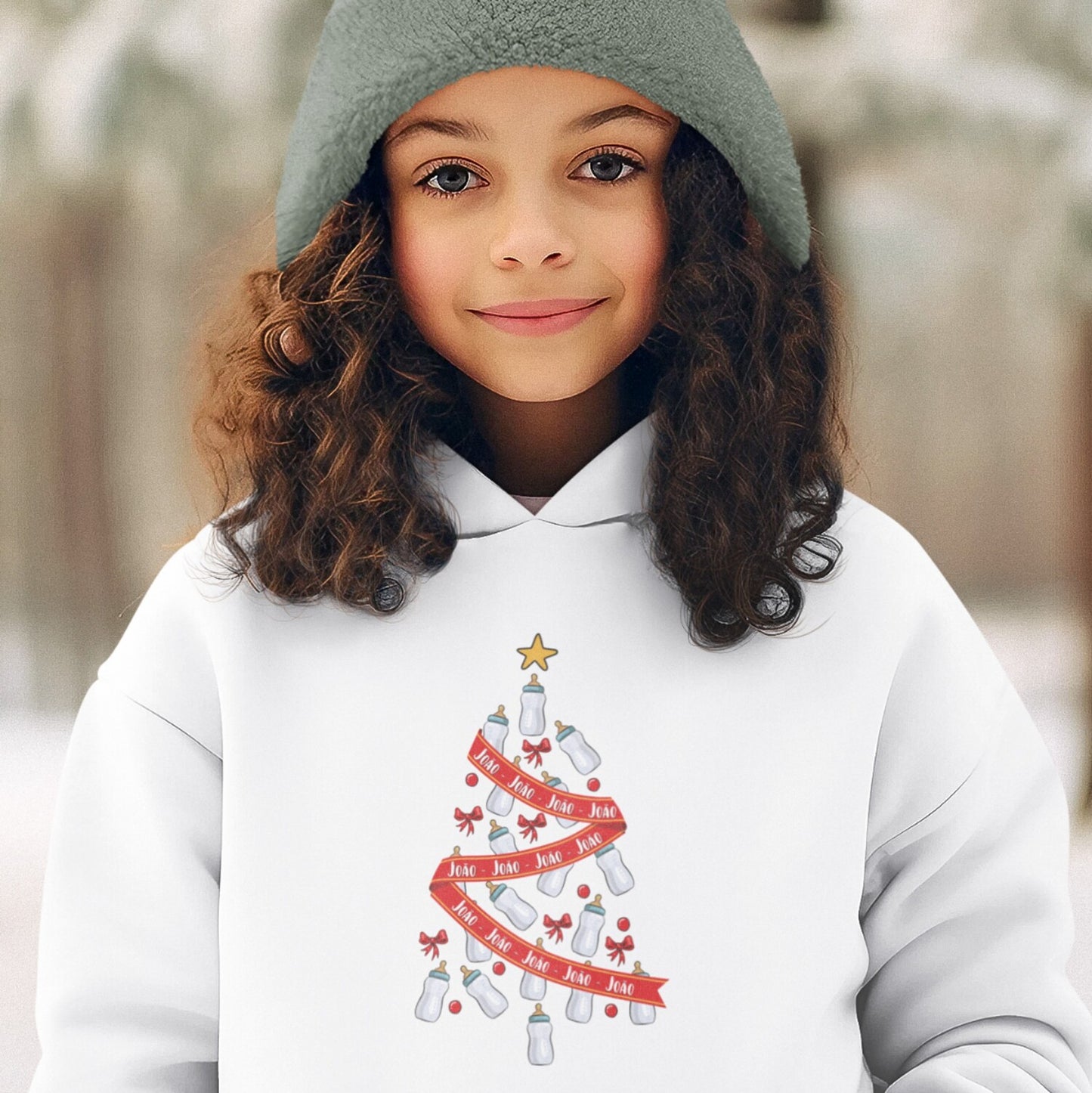 Sweatshirts de Natal "Árvore de cerveja - Árvore de biberões"