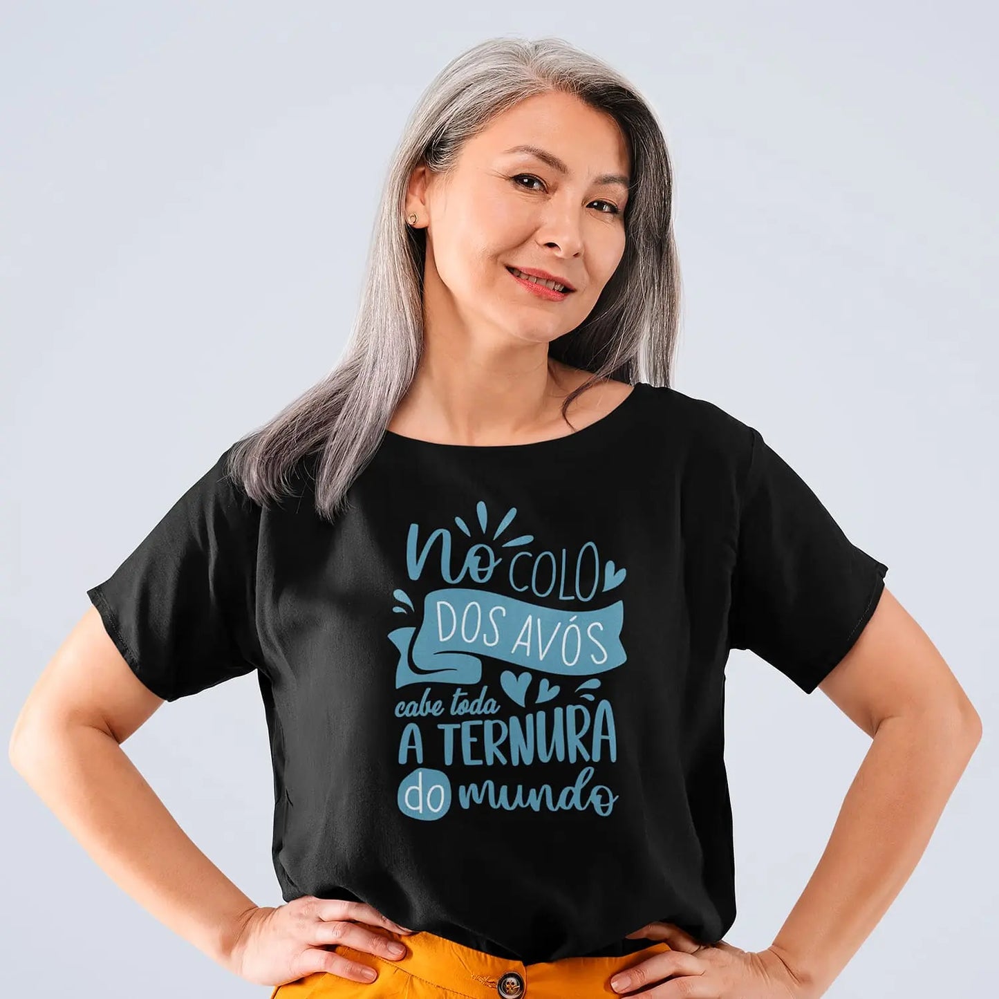 t-shirt personalizada para avós com mensagem especial