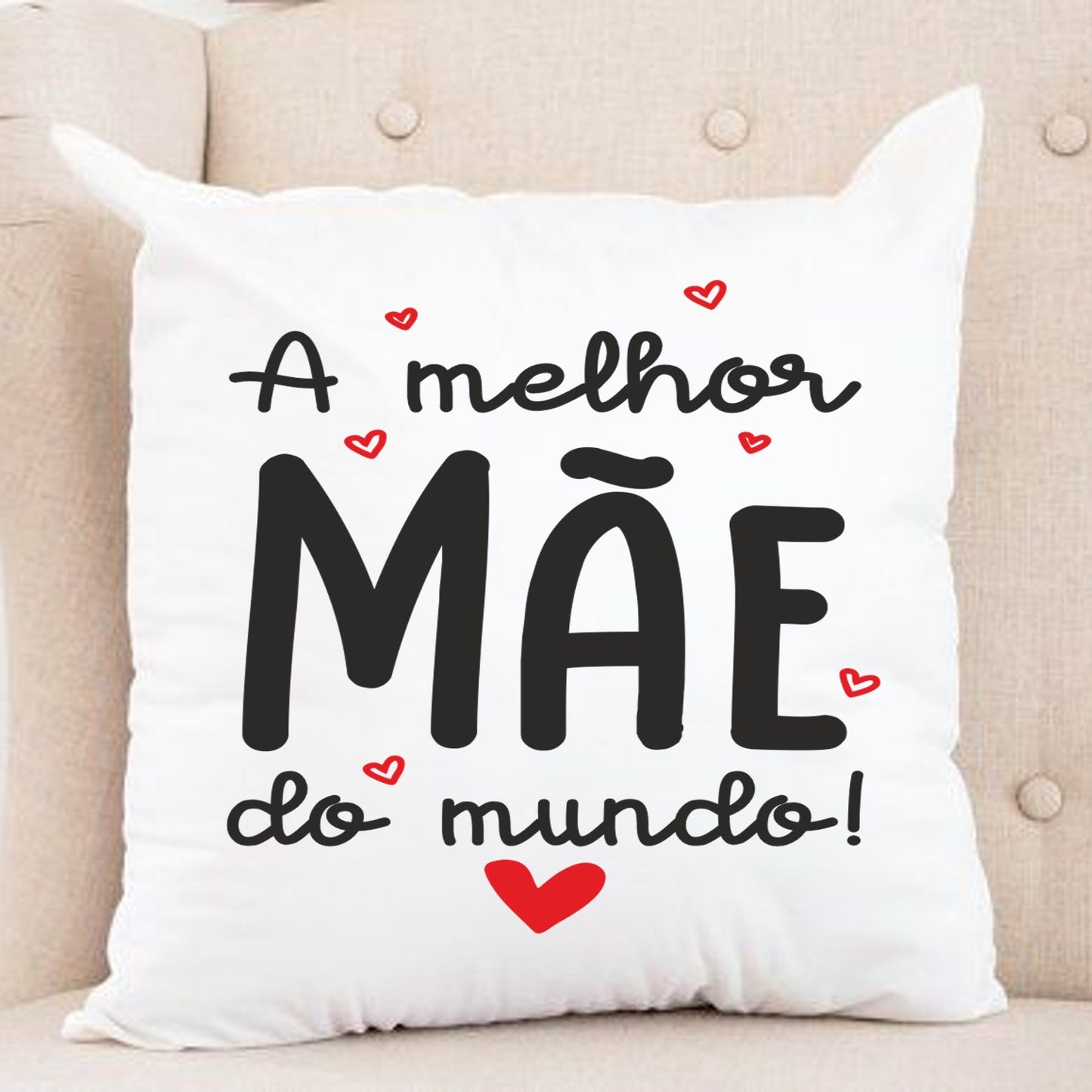 Almofada "A melhor mãe do mundo"
