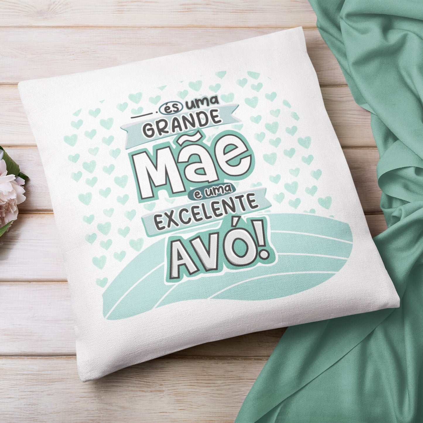 Almofada "Grande Mãe/Pai - Excelente Avó/Avô"