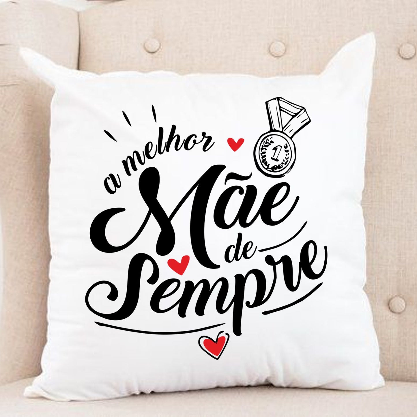 Almofada "A melhor mãe de sempre"