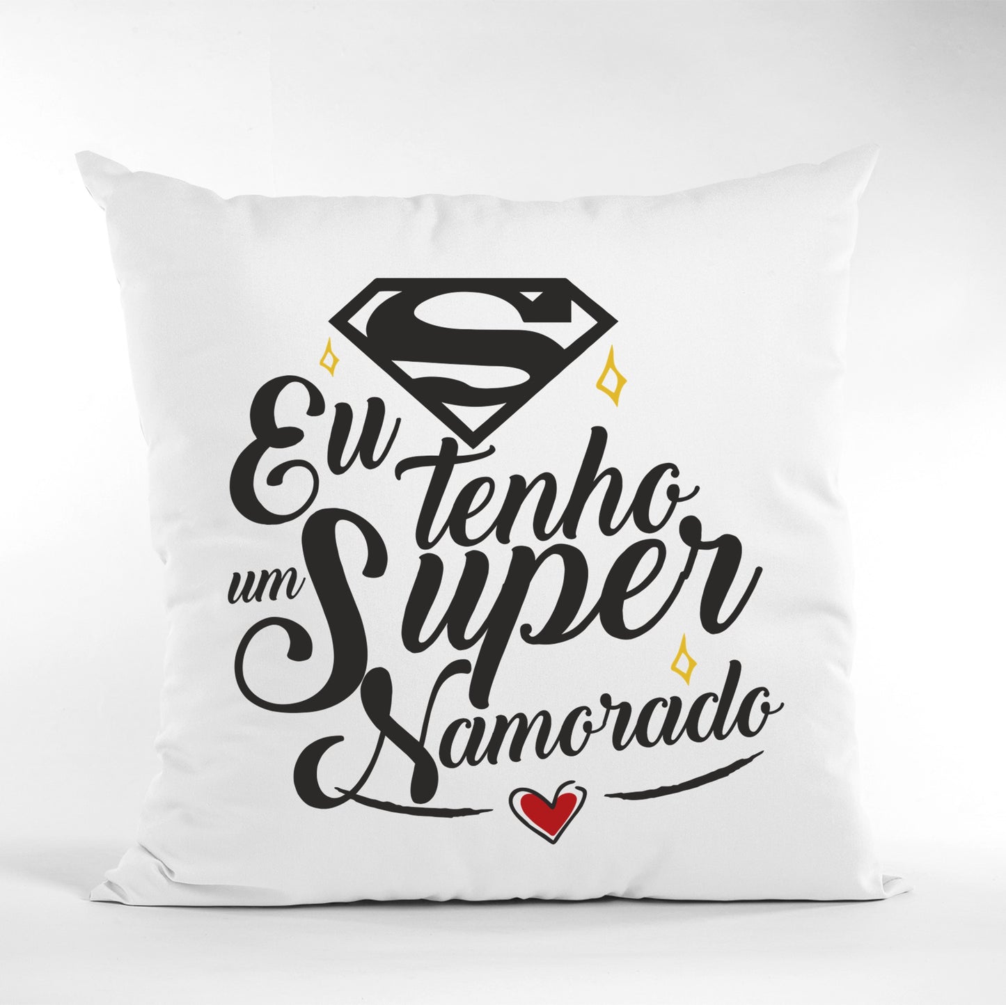 Almofada "Eu tenho um(a) super Namorado(a)"
