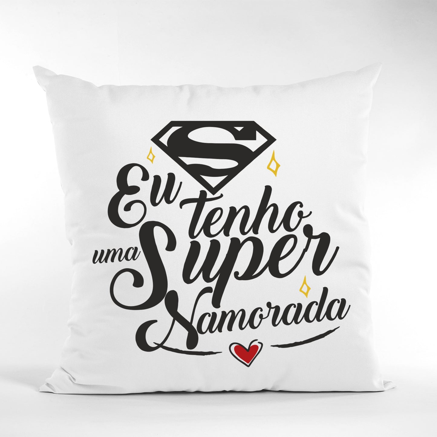 Almofada "Eu tenho um(a) super Namorado(a)"