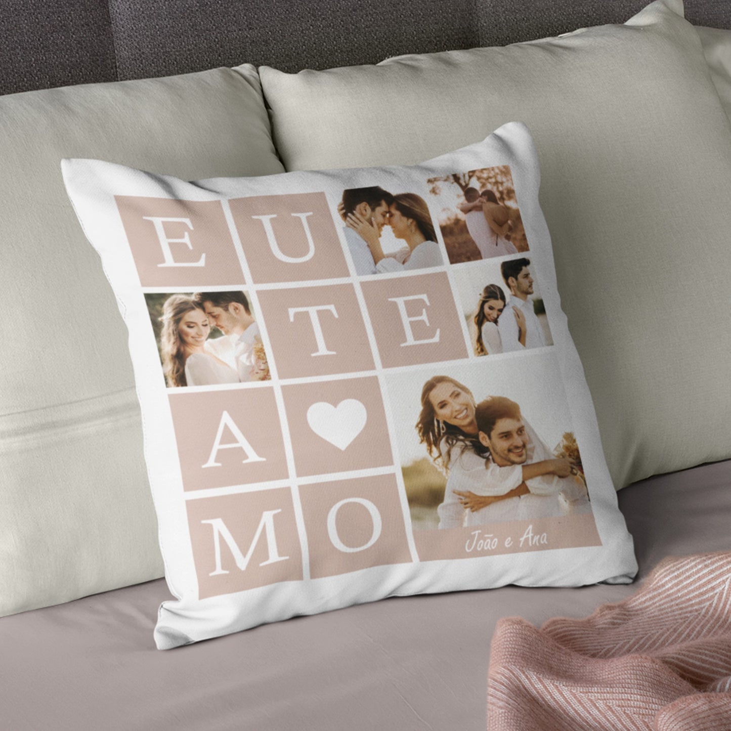 Almofada "Eu te amo"