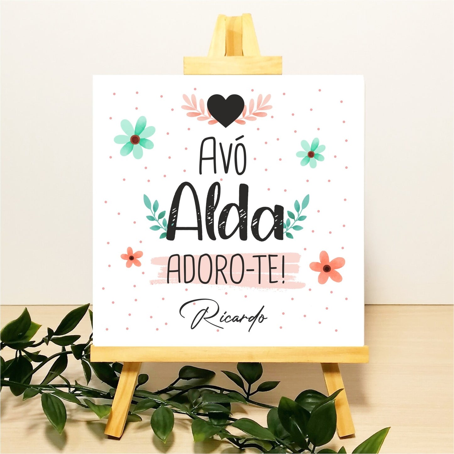 Azulejo "Adoro-te"