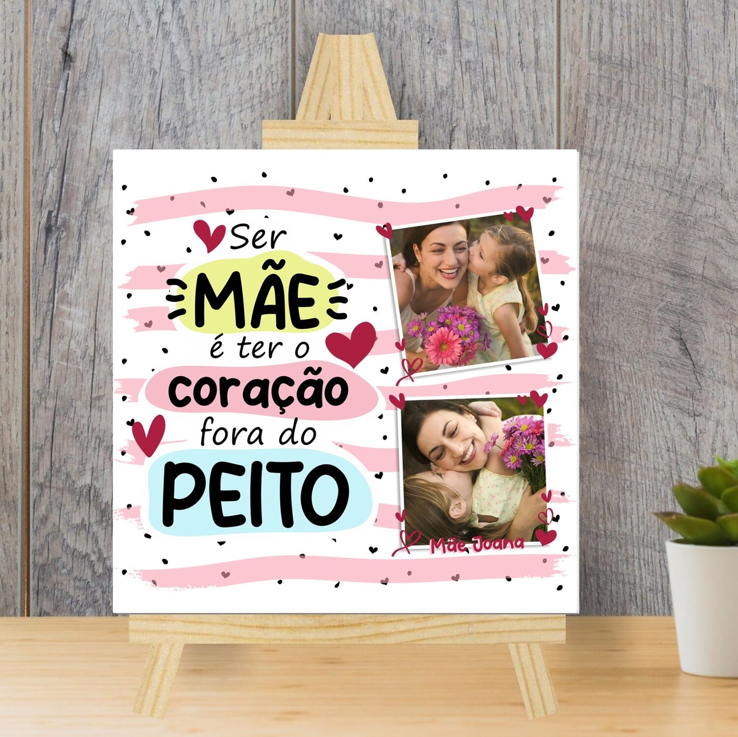 Azulejo "Coração fora do peito"
