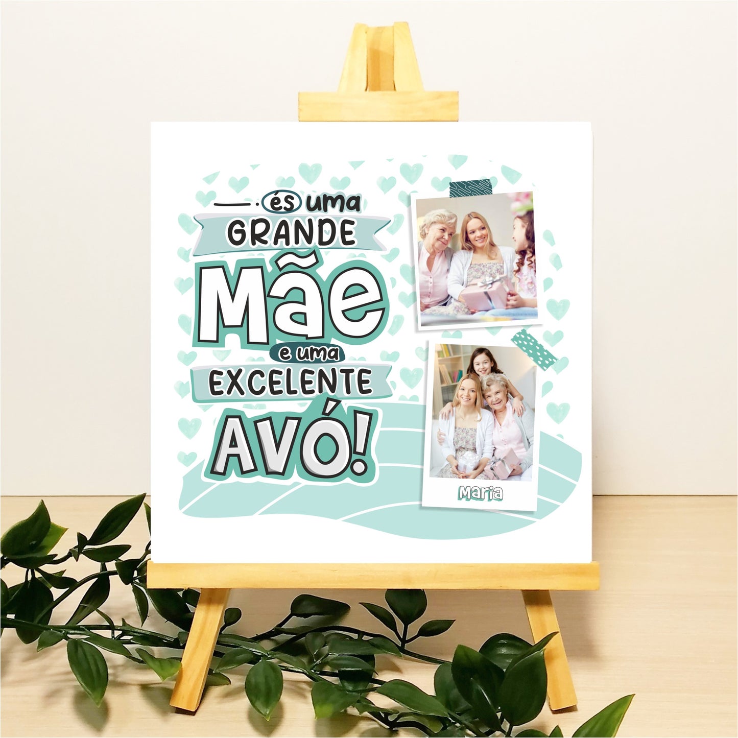 Azulejo "Grande Mãe/Pai - Excelente Avó/Avô"