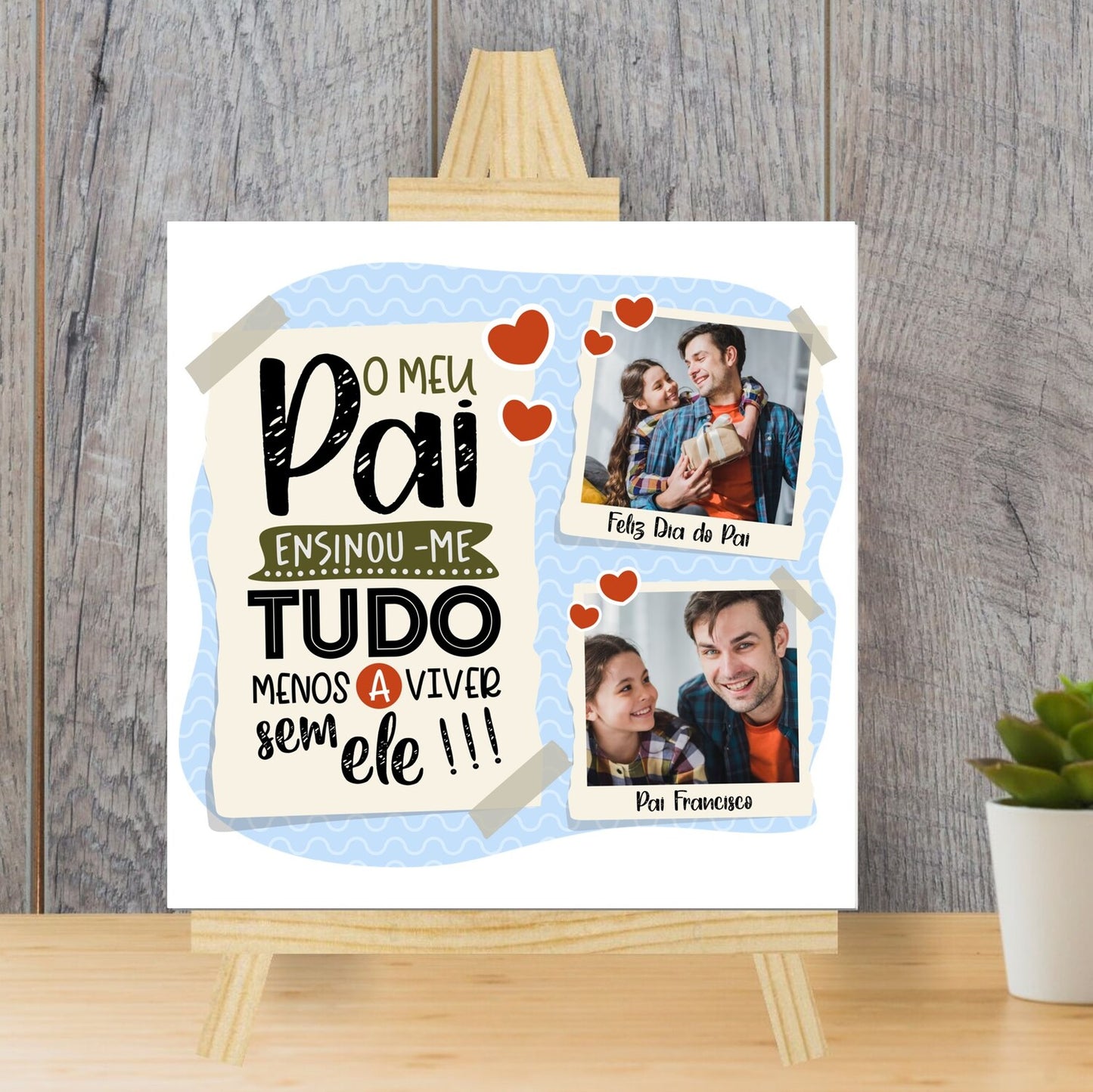 Azulejo "Ensinou-me tudo"