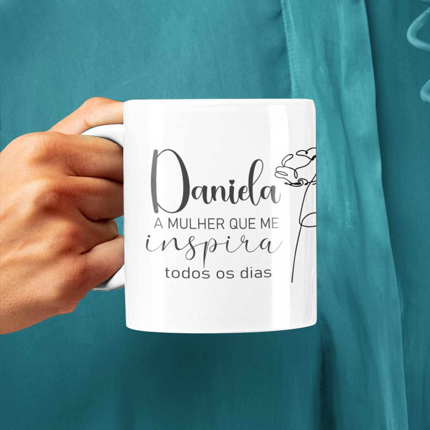 Caneca "Mulher que me inspira"