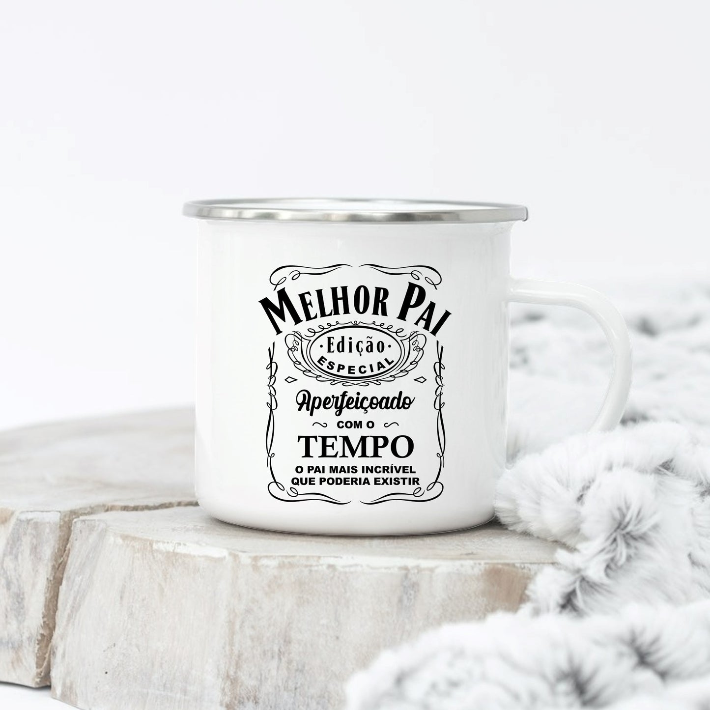 Caneca de Esmalte "Edição especial - Pai"