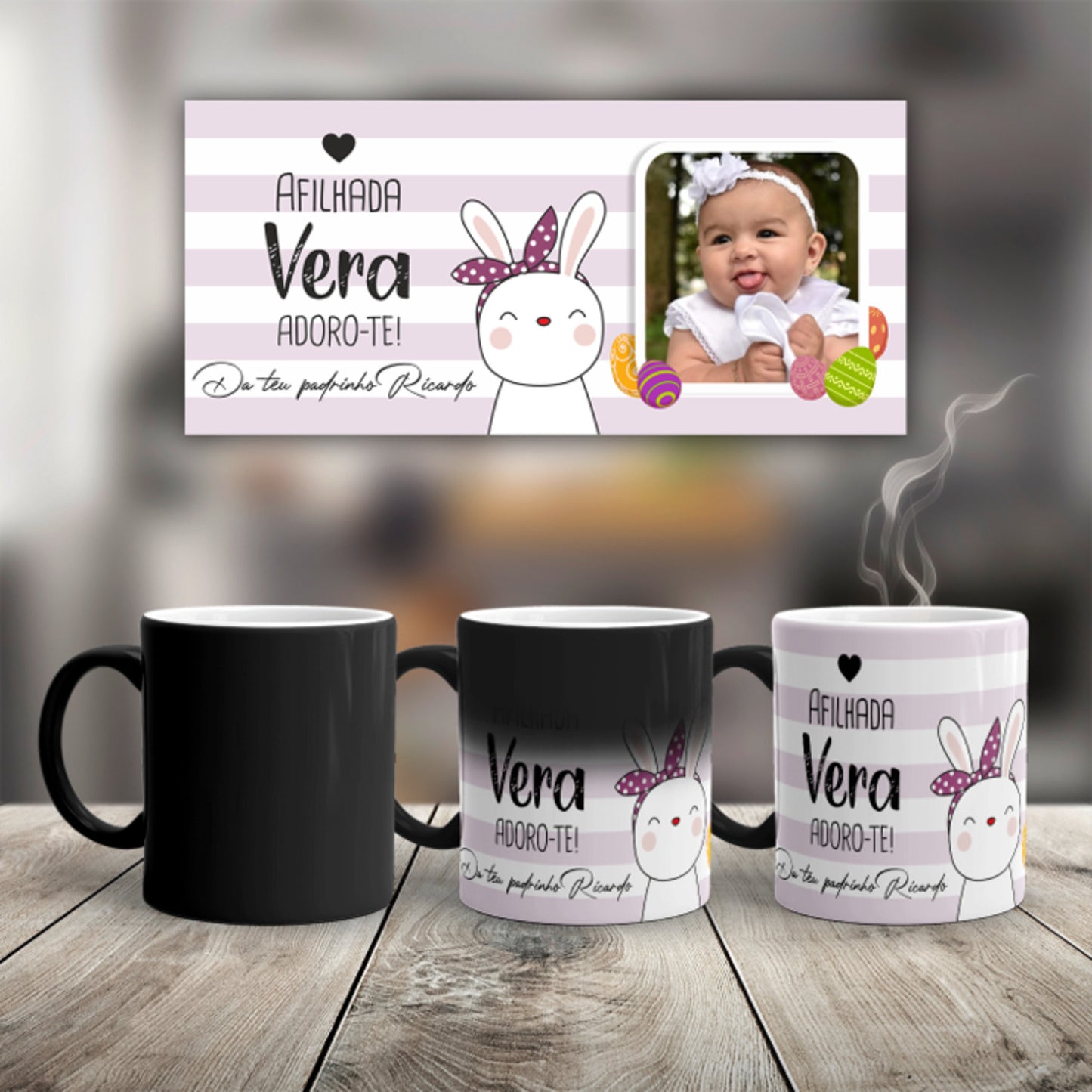 Caneca mágica "Ovinhos da Páscoa"