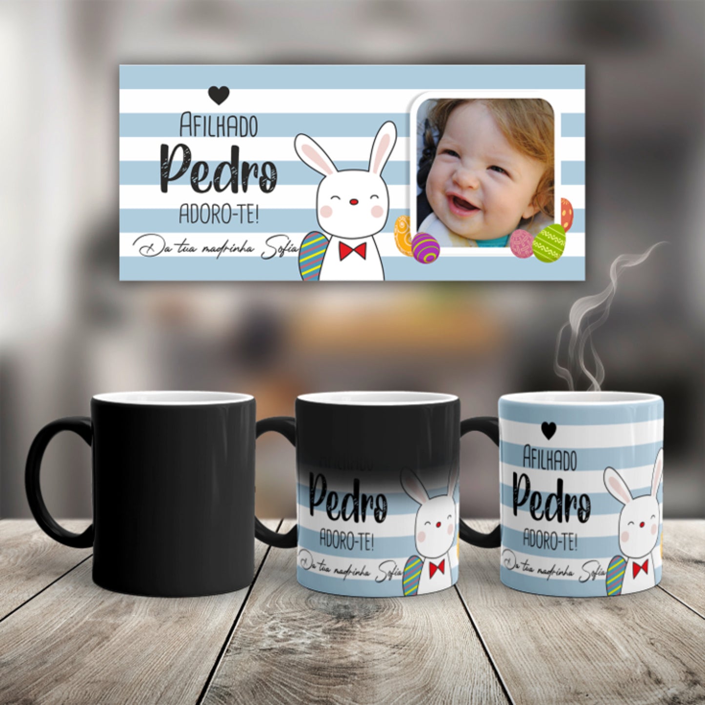 Caneca mágica "Ovinhos da Páscoa"