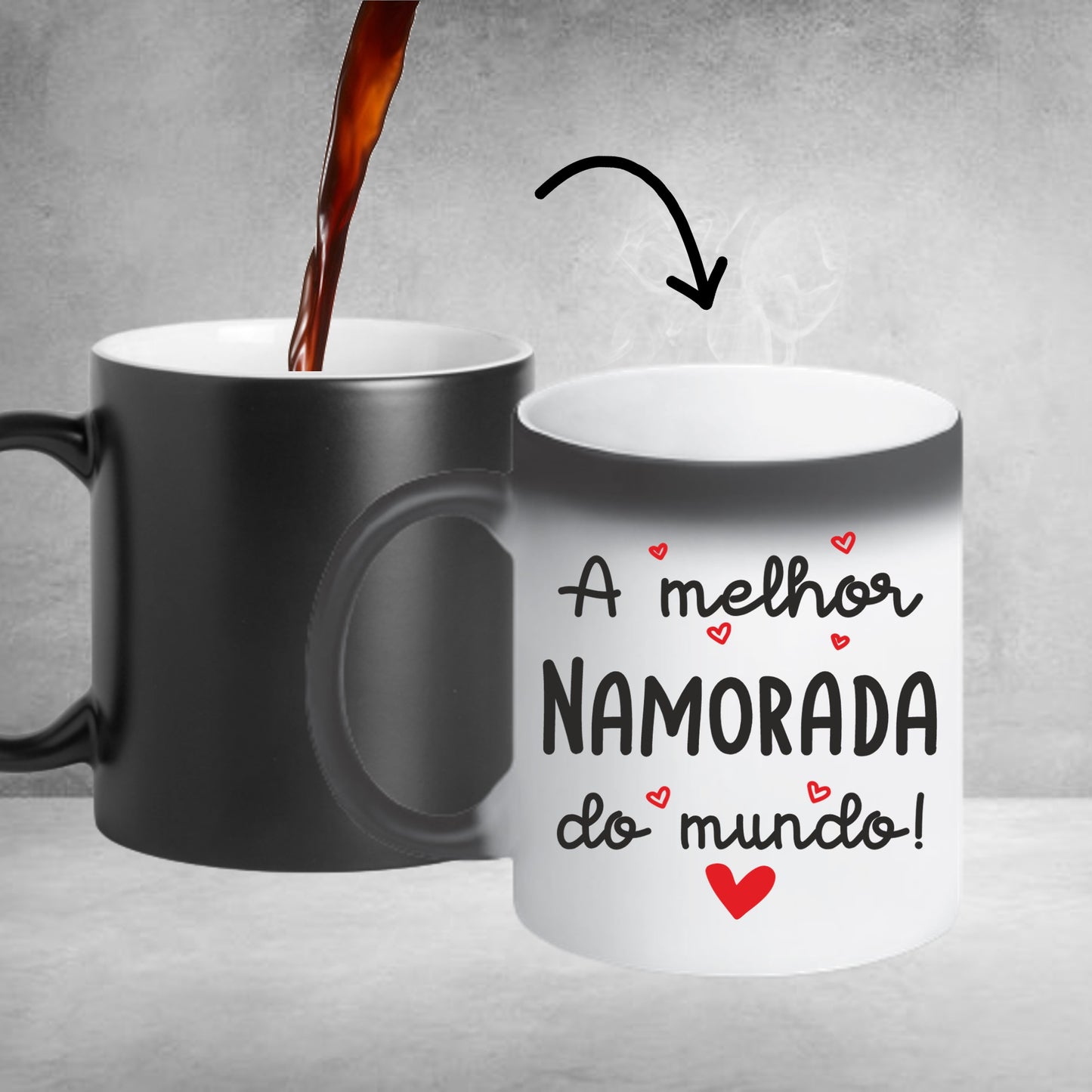 Caneca Mágica "O(a) melhor namorado(a) do mundo"