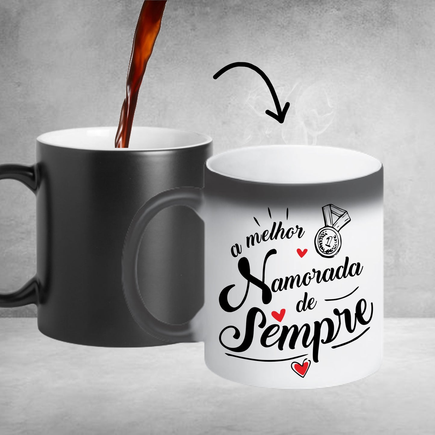 Caneca Mágica "A(o) melhor namorada(o) de sempre"