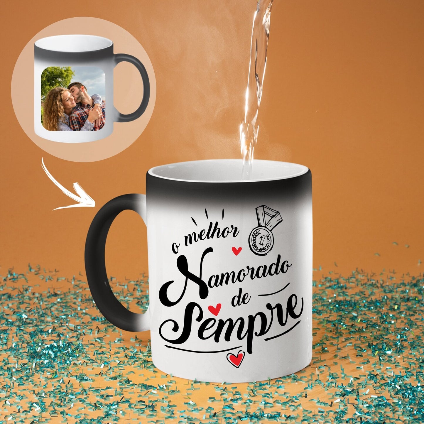 Caneca Mágica "A(o) melhor namorada(o) de sempre"