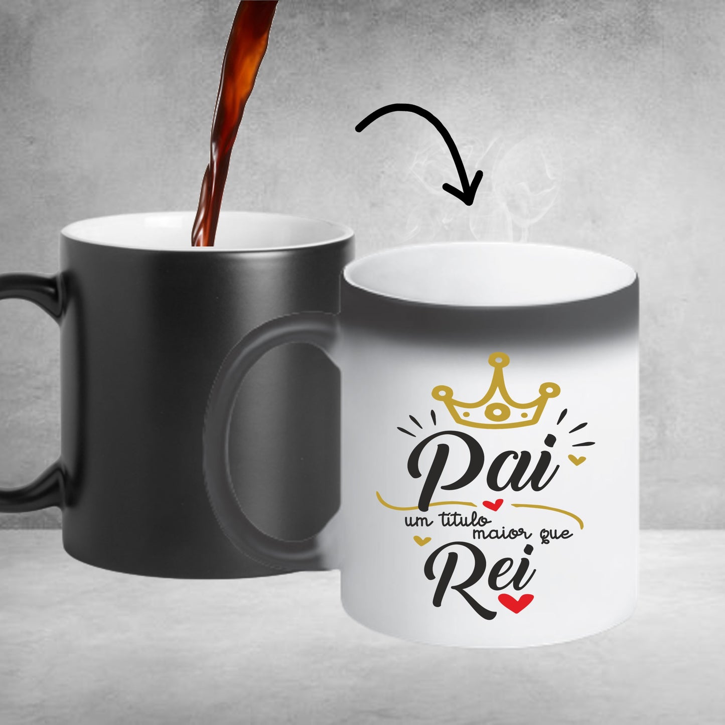 Caneca Mágica "Pai um título maior que rei"