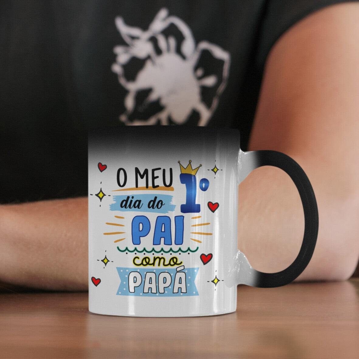 Caneca Mágica "1º Dia do Pai"
