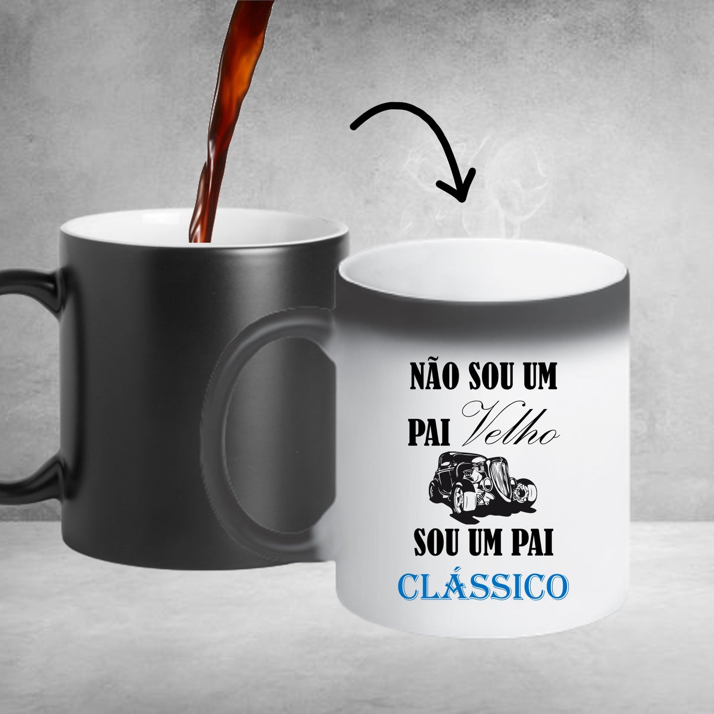 Caneca Mágica "Sou um pai clássico"