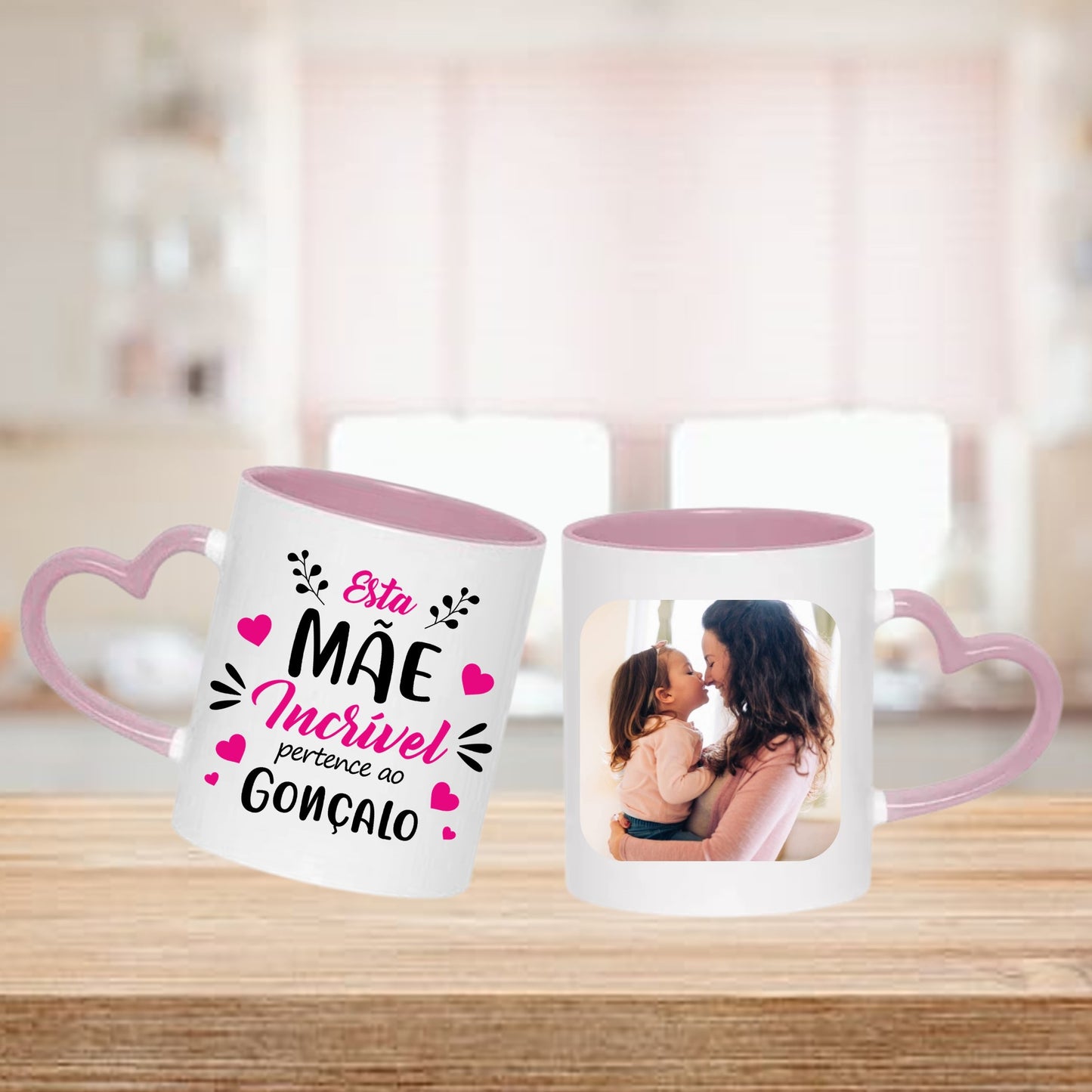 Caneca pega coração "Incrível"