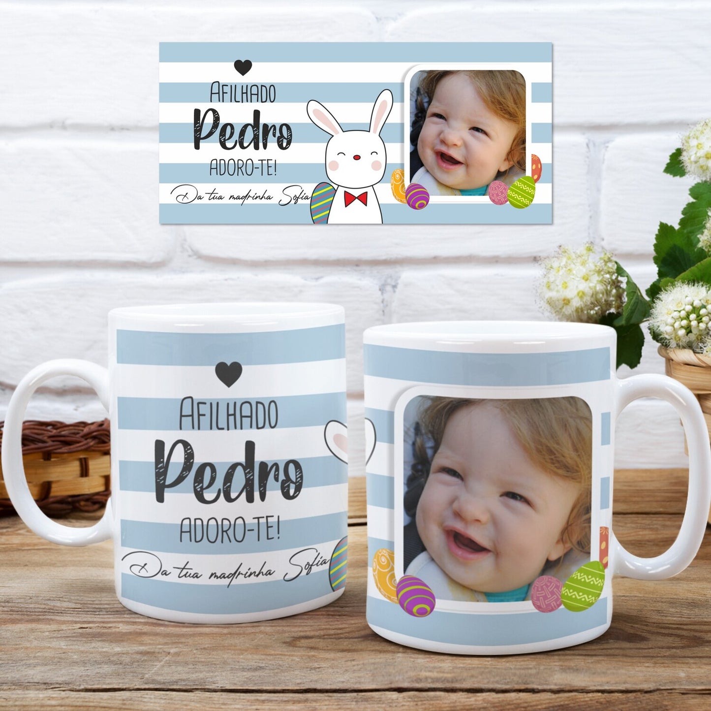 Caneca "Ovinhos da Páscoa"