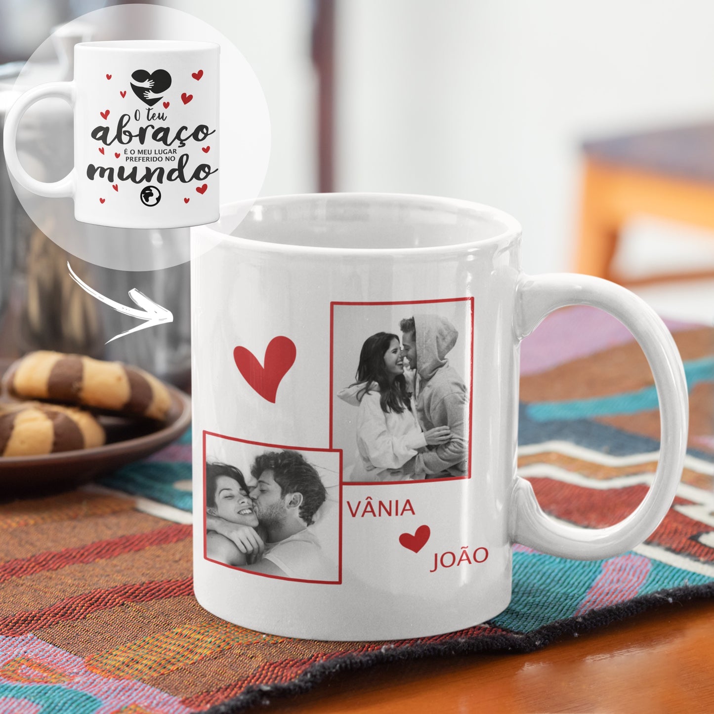 Caneca "O teu abraço"