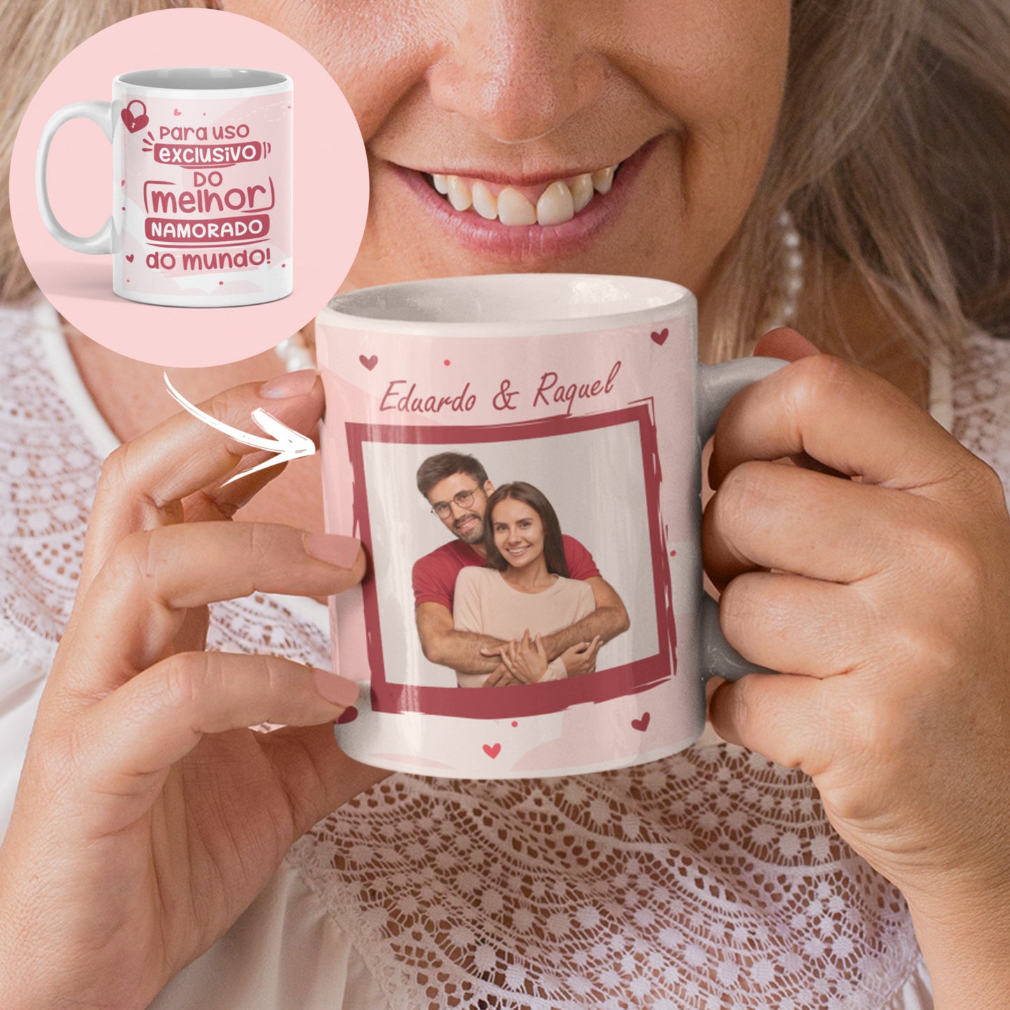 Caneca "Nuvem de Amor"